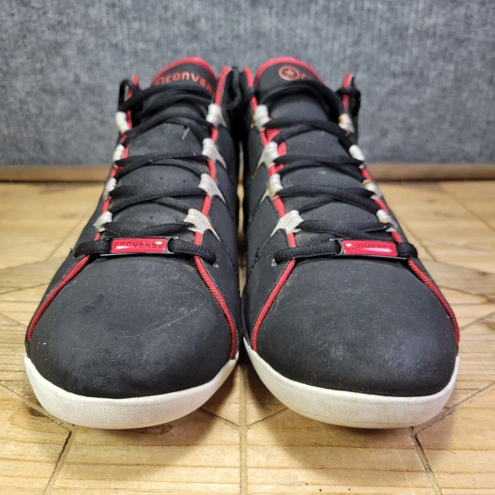Converse Triple Deuce Wade Basketball Shoes Men's Size 9 Black Red All Star Y2K
